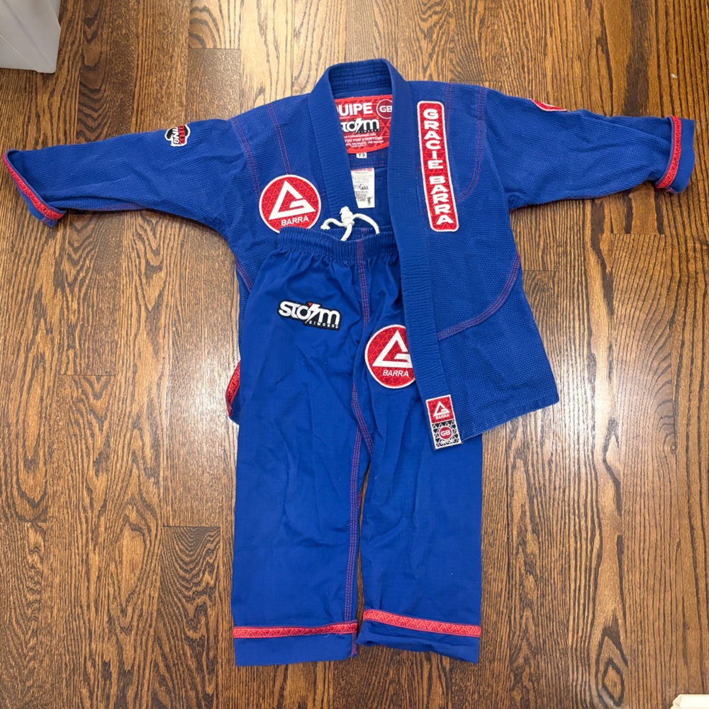 Storm Gracie Barra Kids Blue and Red Gi Y3